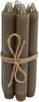tafelkaars Ambiance 2x2x17cm groen 7 stuks