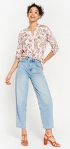 LOLALIZA Blouse met paisleyprint - Nude - Maat 40