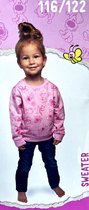 Woezel en Pip - Sweater - roze - maat 116/122