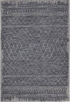 Garden Impressions buitenkleed - Castle karpet - 120x170 antraciet