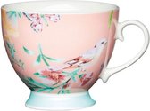 mok Bone China 400 ml porselein lichtroze