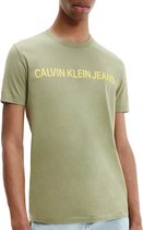 Calvin Klein Institutional Logo T-shirt Mannen - Maat S