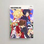 Anime Poster - High School DxD Poster - Minimalist Poster A3 - High School DxD Merchandise - Vintage Posters - Manga