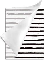 schrift Flow lijnen A4 polypropyleen/papier wit/zwart