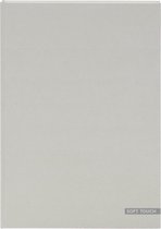 schrift Soft Touch Pastel gelinieerd A4 grijs