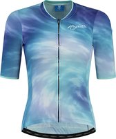 Rogelli Tie Dye Fietsshirt - Korte Mouwen - Dames - Blauw - Maat XS