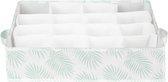 lade-organizer Palma 40 x 9 cm polypropyleen wit