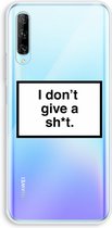 Case Company® - Huawei P Smart Pro hoesje - Don't give a shit - Soft Cover Telefoonhoesje - Bescherming aan alle Kanten en Schermrand