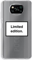 Case Company® - Xiaomi Poco X3 NFC hoesje - Limited edition - Soft Case / Cover - Bescherming aan alle Kanten - Zijkanten Transparant - Bescherming Over de Schermrand - Back Cover