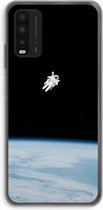 Case Company® - Xiaomi Redmi 9T hoesje - Alone in Space - Soft Cover Telefoonhoesje - Bescherming aan alle Kanten en Schermrand