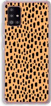 Case Company® - Samsung Galaxy A51 5G hoesje - Panter - Soft Cover Telefoonhoesje - Bescherming aan alle Kanten en Schermrand