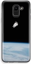 Case Company® - Samsung Galaxy J6 (2018) hoesje - Alone in Space - Soft Cover Telefoonhoesje - Bescherming aan alle Kanten en Schermrand