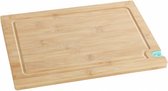 snijplank messenslijper 33 x 23 cm bamboe naturel