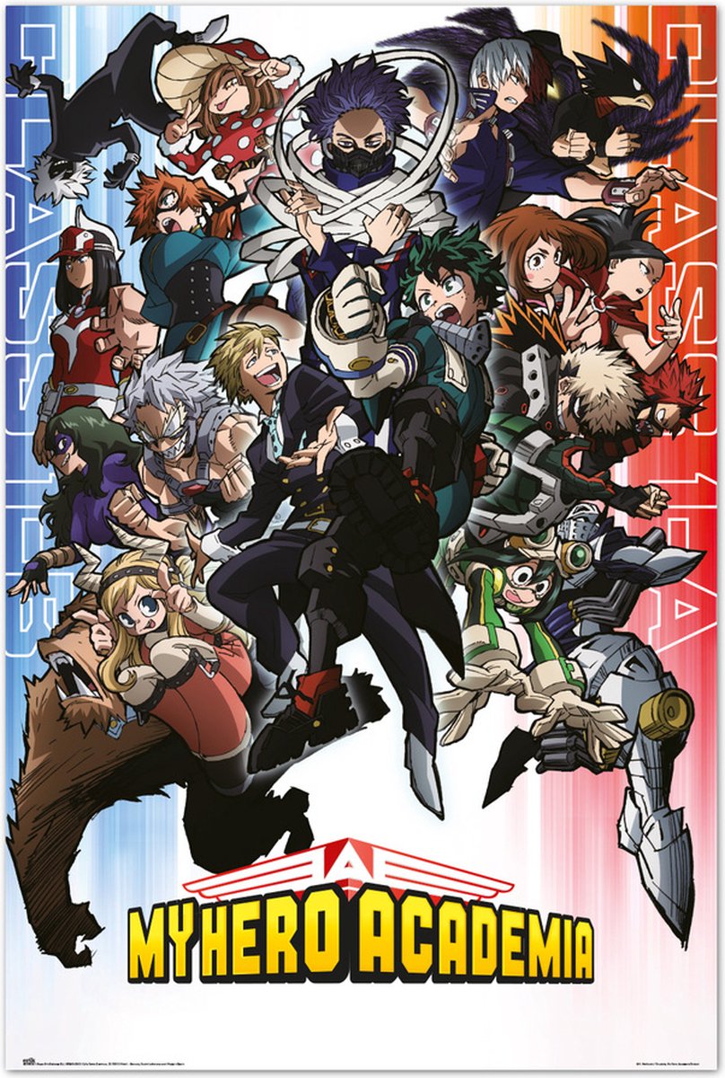Posterpoint My Hero Academia poster - Class 1 - Izuku - Manga - Anime - 61 x 91.5 cm multi