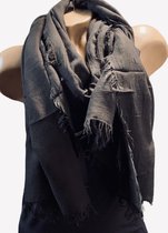 Sjaal van bamboe 190/90cm zwart