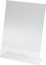 presentatiebord L-standaard A4 acryl transparant