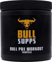 Bull Supps - Pre-Workout - Booster - Tropisch - 300 gram - 30 doseringen