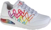 Skechers Uno 2 - Floating Love 155521-WHT, Vrouwen, Wit, Sneakers, maat: 35,5