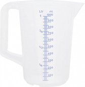 maatbeker 1000 ml transparant