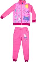 Peppa Pig joggingpak lichtroze - Trainingspak Peppa Pig - Joggingpak voor kinderen - Peppa Pig vest - Peppa Pig broek - Peppa Pig