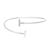 HÕBE –  DosT Armband– Sterling Zilver – Gerecycled Zilver – Gerhodineerd Zilver –  Bracelet– Handgemaakte Sieraad – Accessories – Dames Armband