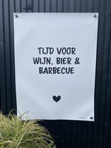 Tuinposter Tijd voor wijn