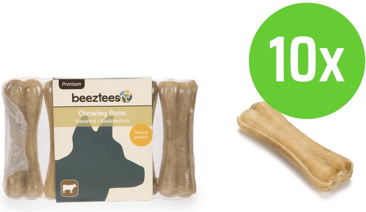Beeztees Thai Kauwbot 9 cm 5 Stuks - hondensnack - 10 Verpakkingen