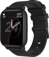 Nuvance - Smartwatch voor Dames en Heren - voor Android en iOS - Touch Screen - IP67 Waterdicht - Stappenteller Horloge - Activity Tracker Smartwatches - Zwart