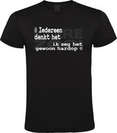 Klere-Zooi - Iedereen Denkt Het - Heren T-Shirt - XXL
