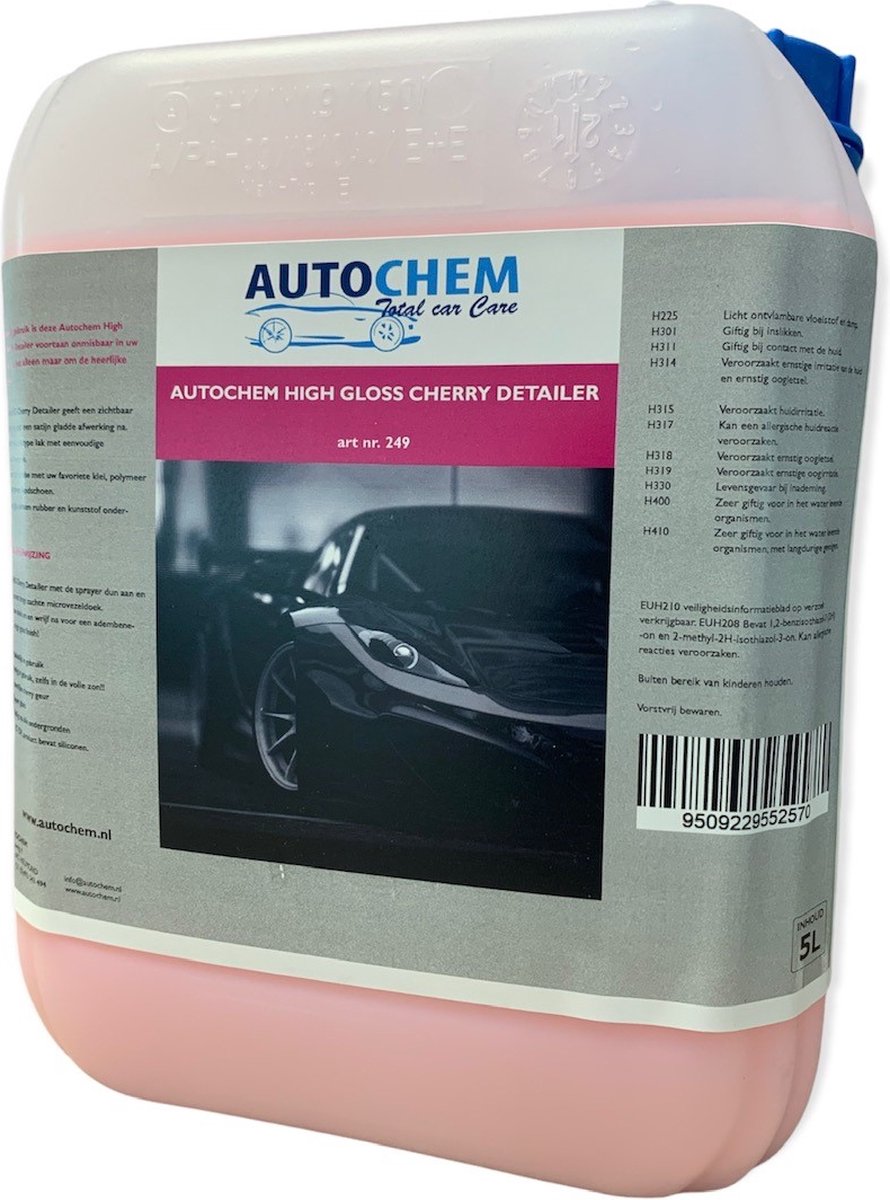 Autochem high gloss cherry detailer - 5 ltr.