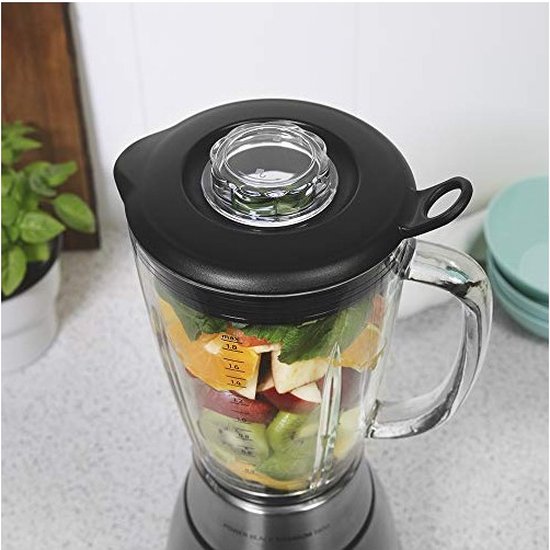 Cecotec Glas- Mixer Power Titanium - Kannen Kapazität von 1,8 Liter aus Glas Wärme resistent y 6 Klingen aus Titanium. (1800 W, Mechanisch) — afbeelding 5