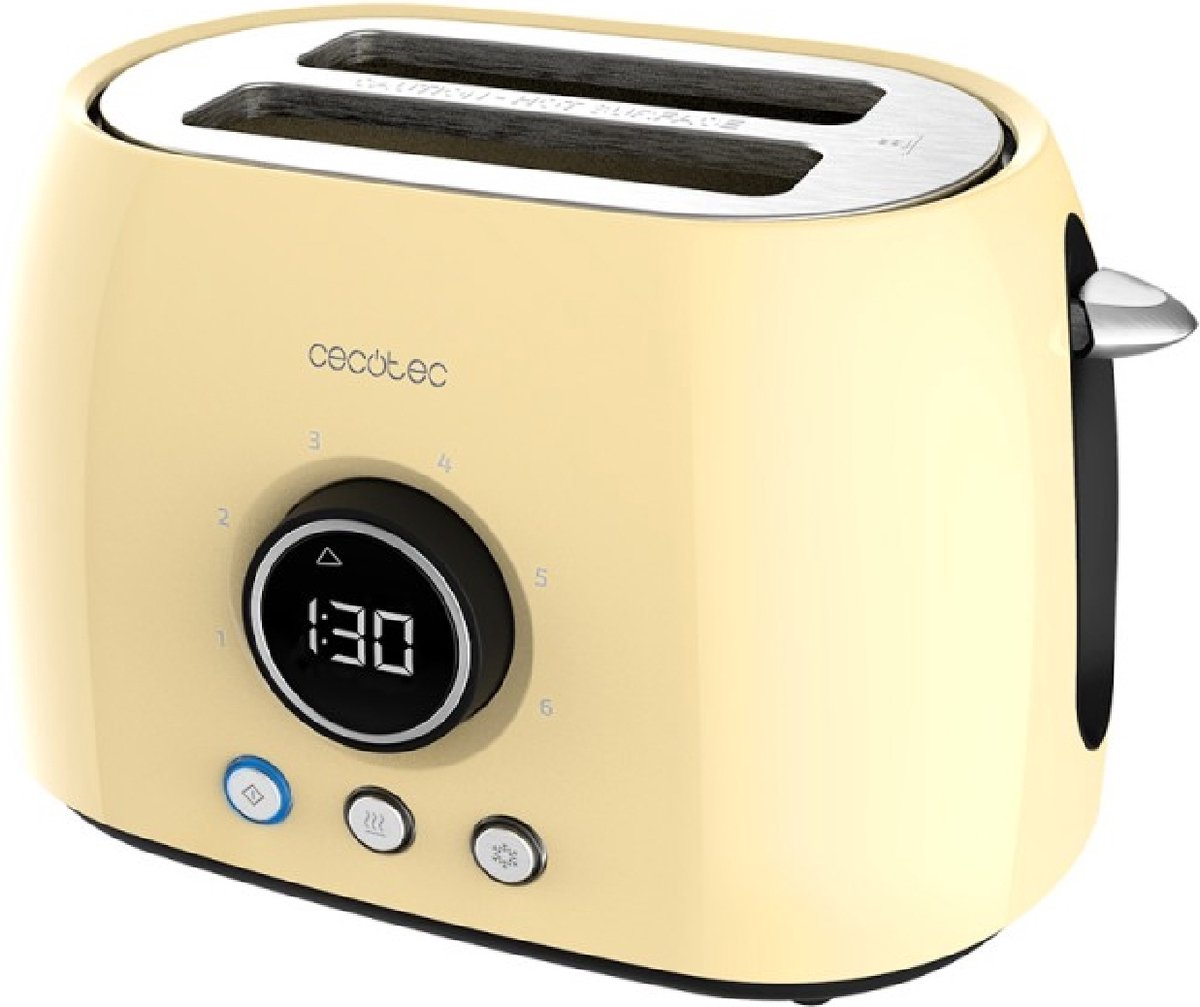 Broodrooster Cecotec ClassicToast Double 800 W Geel