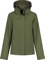 MGO Jane Jacket - Imperméable dames - veste courte coupe-vent et imperméable - Vert olive - Taille L