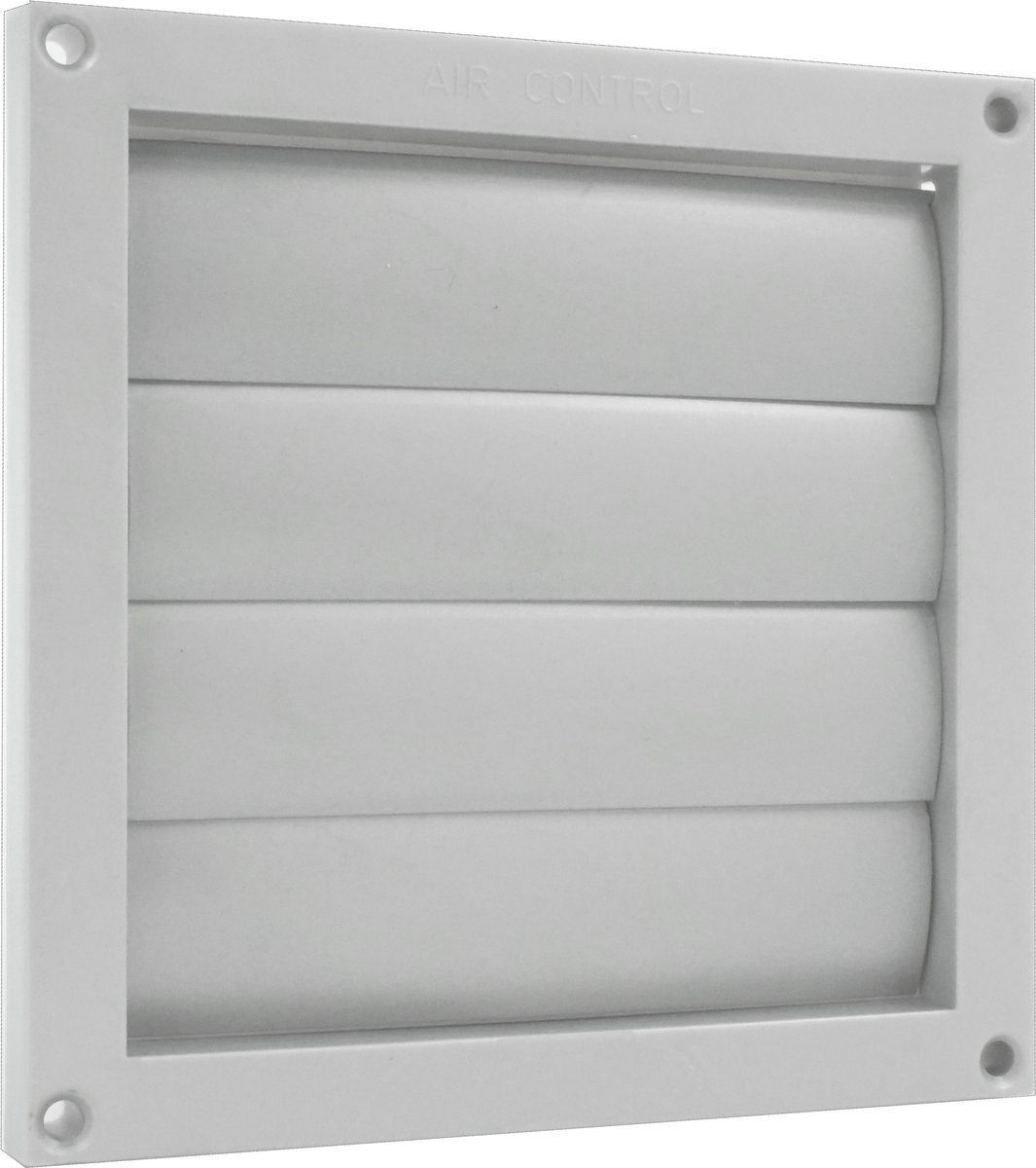 Air Control Lamellenrooster 165x165mm, kunststof zilver (n.20 / 12)
