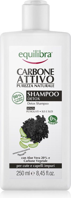 Carbo Detox Shampoo 250ml Shampooing au charbon actif | bol