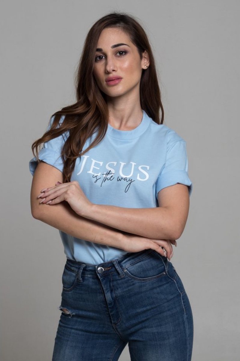 JESUS IS THE WAY unisex christelijk T-shirt