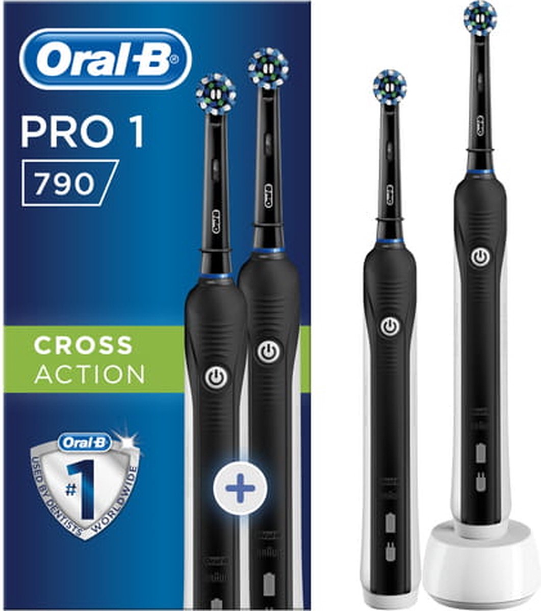 Oral-B PRO 790 - Elektrische Tandenborstel - Zwart + Extra Body | bol.com