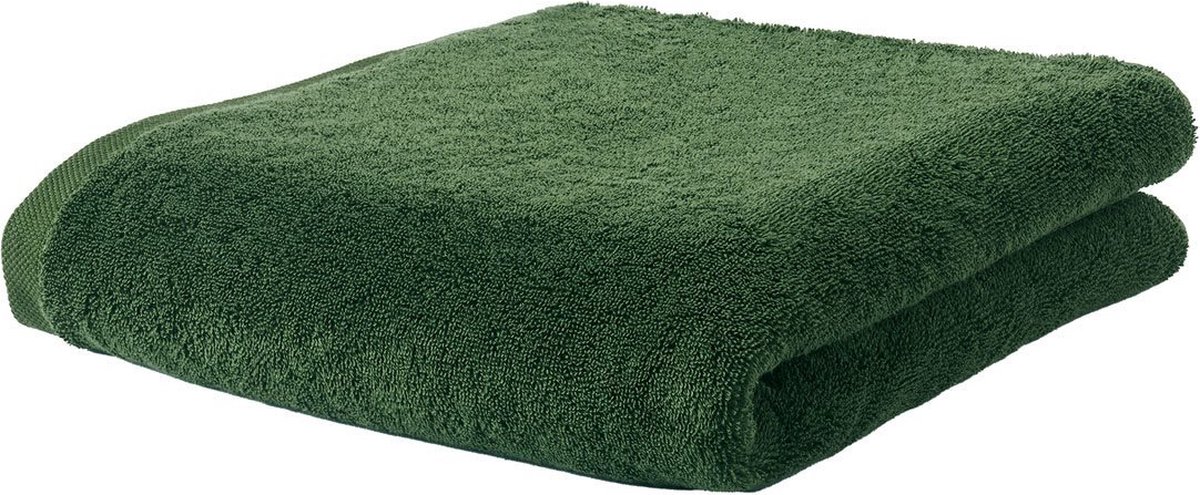 Aquanova badlaken London - 70x130 cm - Set van 6 - Moss Green