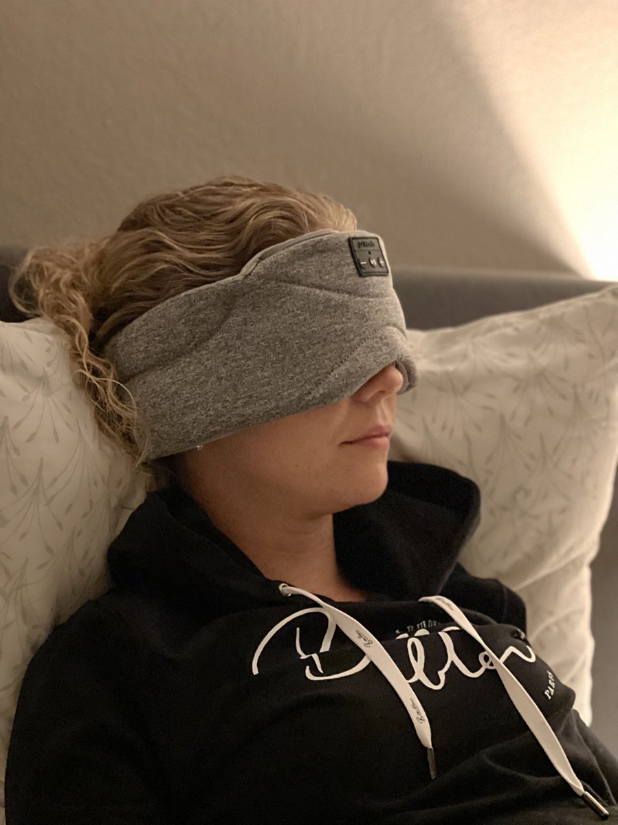 Bluetooth slaapmasker (premium) - Beste keuze - 100% verduisterend - Ultraplatte 'spons speakers' (perfect voor zijslapers) - Koel en ademend materiaal - Volledig verstelbaar - Excellente geluidskwaliteit - Batterij: 13 uur - Zwart — afbeelding 6