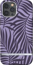 Richmond & Finch Purple Palm palmbladeren hoesje voor iPhone 12 Pro Max - paars
