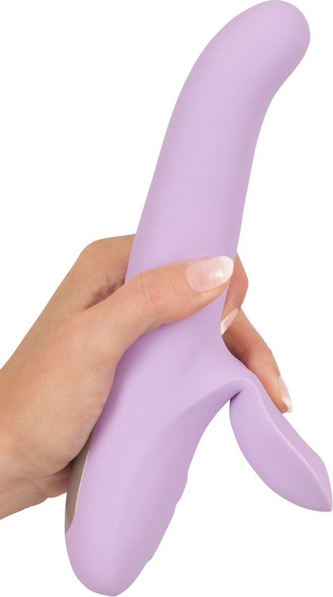 Goedkoopste Thrusting Pearl Vibrator van Sweet Smile met flexibele clitorisvibrator en roterende balletjes in de schacht voor orgasme