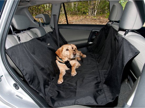 Hondendeken auto achterbank 144x144 cm - achterbank beschermhoes - kofferbak auto hoes - autobeschermer hond -