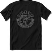 TSK vintage fishing club | vissen outdoor T-Shirt Heren / dames | hengelsport cadeau Shirt - grappige Spreuken, Zinnen en Teksten Maat 3XL