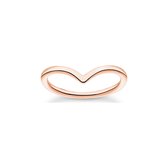 Thomas Sabo Dames Dames ring 925 sterling zilver sterling zilver 54 Roségoud 32020594