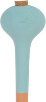 Waterdruppelaar - steen - blauw met kurk - 31 cm