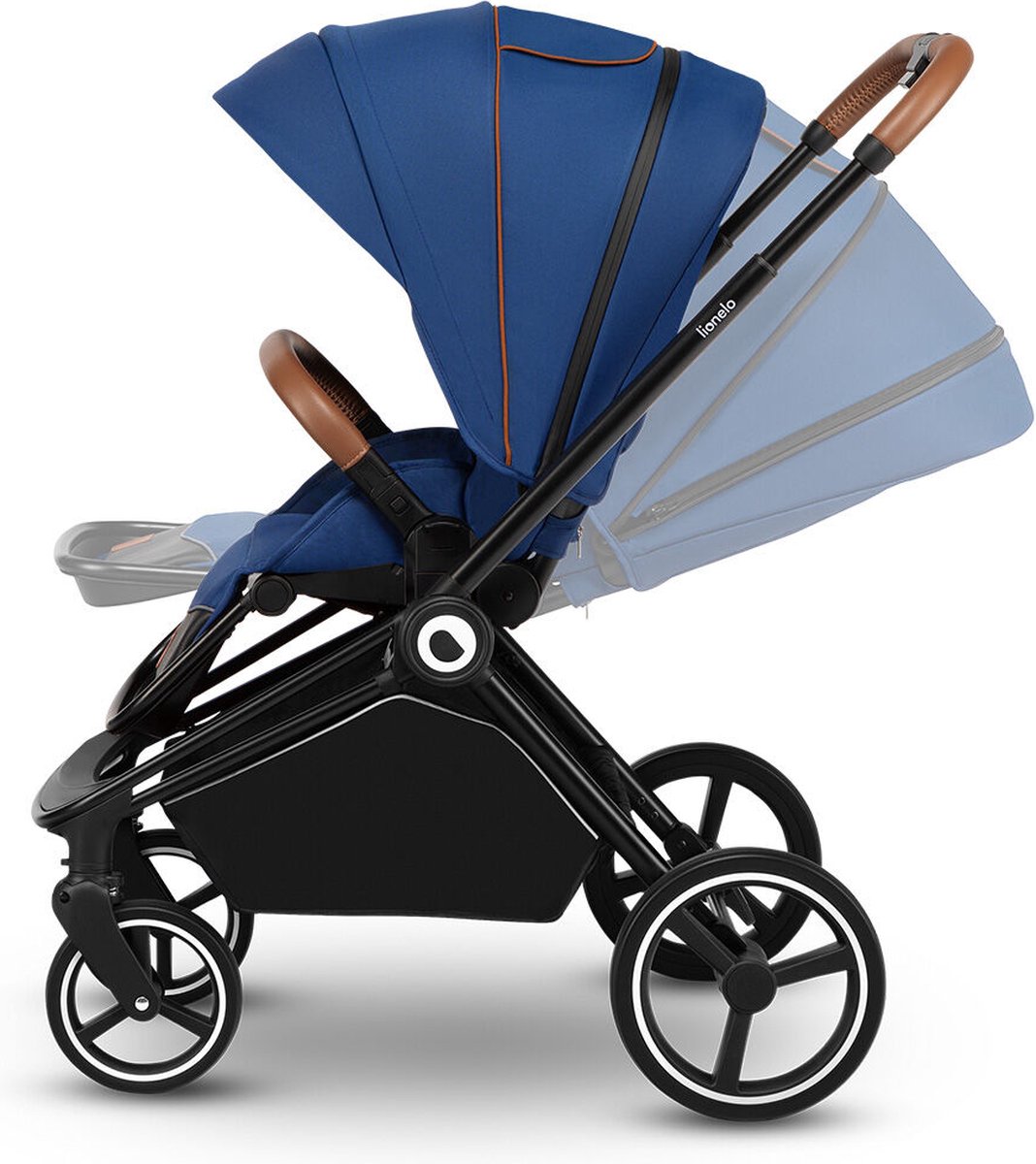 Lionelo Mika 3 in 1 - Kinderwagen - Waterdichte dak XXL met - afbeelding 3