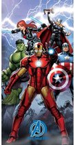 Avengers handdoek - 140 x 70 cm. - Marvel Avenger strandlaken - sneldrogend