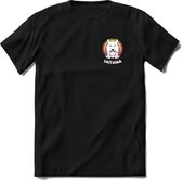 Saitama Mini Logo T-Shirt | Saitama Inu Wolfpack Crypto Ethereum kleding Kado Heren / Dames | Perfect Cryptocurrency Munt Cadeau Shirt Maat S