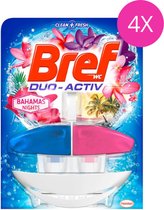 Bref Duo Active Bahama Nights WC blok - 4 x 50 g