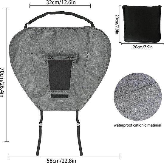Kinderwagen parasol paraplu - zonbescherming - universeel